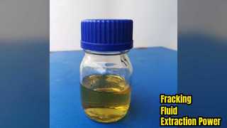 Hydraulic Fracking Fluid Extraction Solution