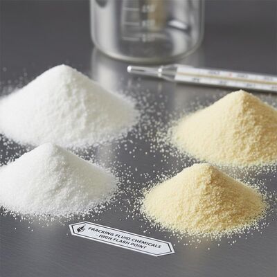 White Or Yellowish Particles Powders Fracking Fluid Chemicals Effective In Temperatures From 40°F To 300°F High Flash Point